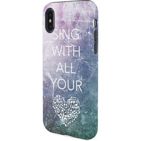 Sing With All Your Heart iPhone X Pro Case