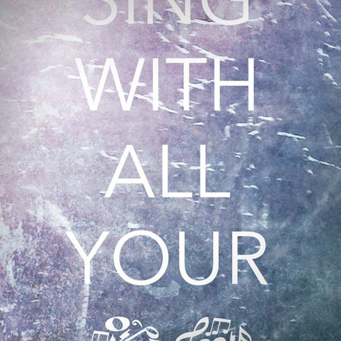 Sing With All Your Heart iPhone X Skin