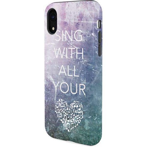 Sing With All Your Heart iPhone XR Pro Case