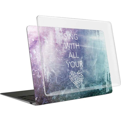 Sing With All Your Heart MacBook Air 13in (2020) Case plus Skin