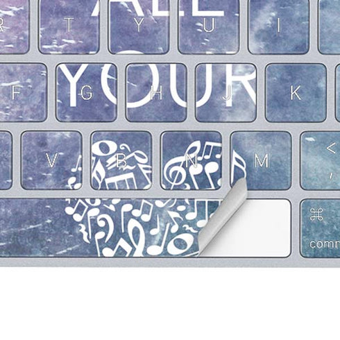 Sing With All Your Heart Magic Keyboard Skin