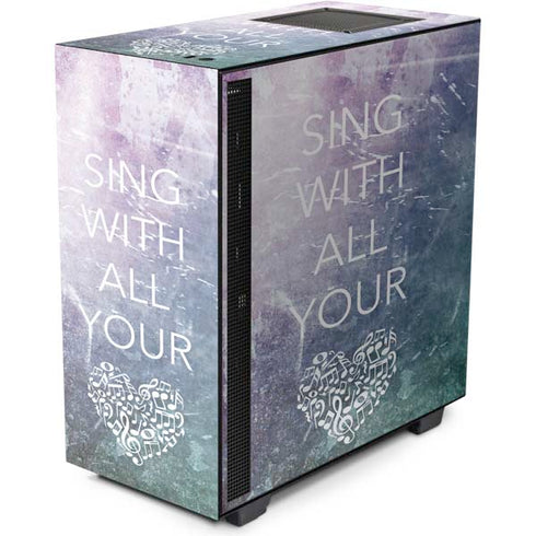Sing With All Your Heart NZXT H510 Compact ATX Mid-Tower Case Skin