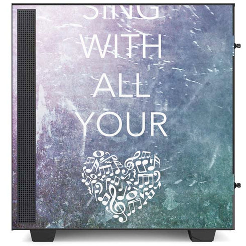 Sing With All Your Heart NZXT H510 Compact ATX Mid-Tower Case Skin