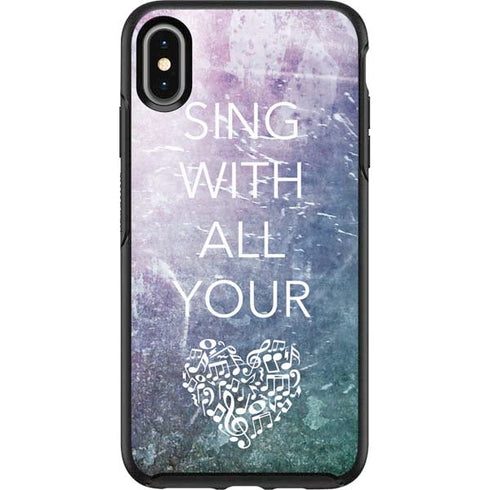 Sing With All Your Heart Otterbox Symmetry iPhone Skin