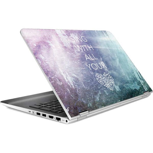 Sing With All Your Heart HP Pavilion Skin