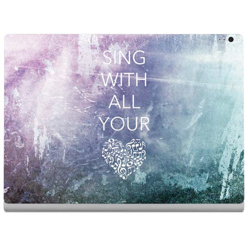Sing With All Your Heart Surface Book 2 13.5in Skin