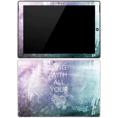 Sing With All Your Heart Surface Pro 3 Skin
