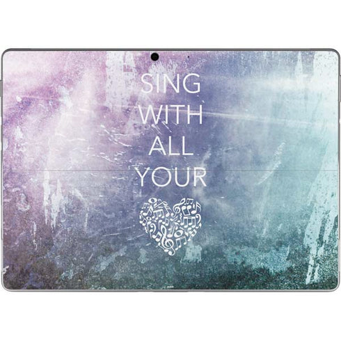 Sing With All Your Heart Surface Pro 9 Skin