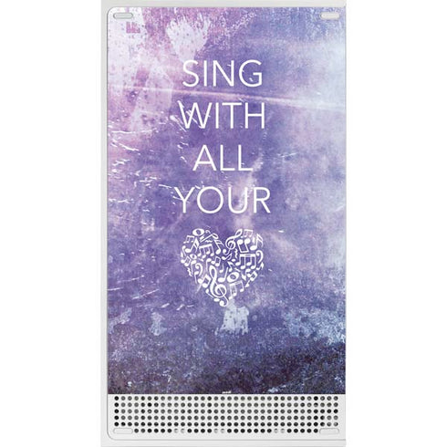 Sing With All Your Heart Xbox Series S Bundle Skin