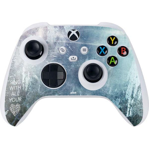Sing With All Your Heart Xbox Series S Controller Skin