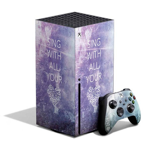 Sing With All Your Heart Xbox Series X Bundle Skin