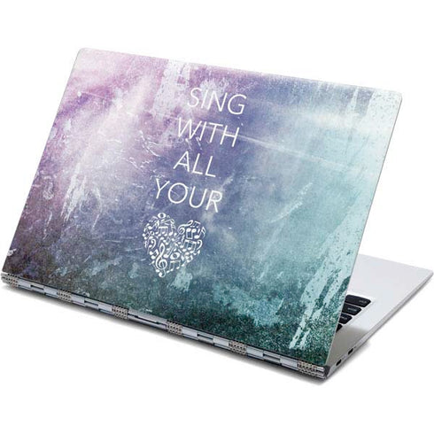 Sing With All Your Heart Yoga 910 2-in-1 14in Touch-Screen Skin