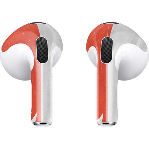 Singapore Flag Distressed Apple AirPods (3rd Gen 2021) Skin