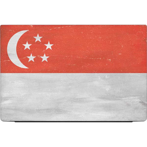 Singapore Flag Distressed Dell Vostro Skin