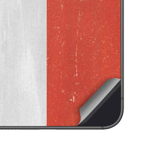 Singapore Flag Distressed Galaxy A14 5G Skin