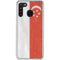 Singapore Flag Distressed Galaxy A21 Clear Case