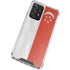 Singapore Flag Distressed Galaxy A72 5G Clear Case