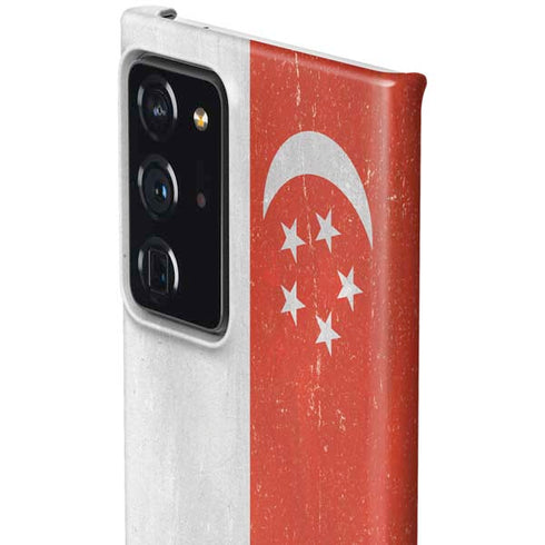Singapore Flag Distressed Galaxy Note20 Ultra 5G Lite Case