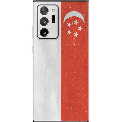Singapore Flag Distressed Galaxy Note20 Ultra 5G Skin