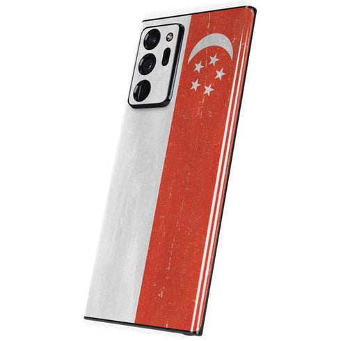 Singapore Flag Distressed Galaxy Note20 Ultra 5G Skin