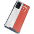 Singapore Flag Distressed Galaxy S20 FE Clear Case