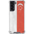Singapore Flag Distressed Galaxy S21 5G Clear Case