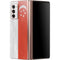 Singapore Flag Distressed Galaxy Z Fold2 5G Skin