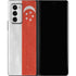 Singapore Flag Distressed Galaxy Z Fold2 5G Skin