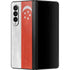 Singapore Flag Distressed Galaxy Z Fold3 5G Skin