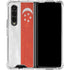 Singapore Flag Distressed Galaxy Z Fold4 5G Clear Case