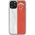 Singapore Flag Distressed iPhone 11 Pro Clear Case