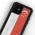 Singapore Flag Distressed iPhone 12 Waterproof Case