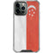 Singapore Flag Distressed iPhone 15 Pro Max Clear Case