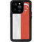 Singapore Flag Distressed iPhone 14 Pro Waterproof Case