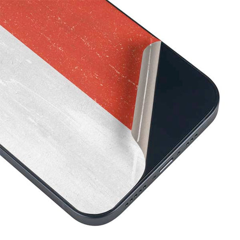 Singapore Flag Distressed iPhone 14 Skin