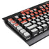 Singapore Flag Distressed K95 RGB PLATINUM Mechanical Gaming Keyboard Skin