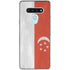 Singapore Flag Distressed LG Stylo 6 Clear Case