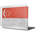 Singapore Flag Distressed MacBook Pro 16in (2021-25) Case plus Skin