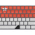 Singapore Flag Distressed Magic Keyboard with Numeric Keypad Skin