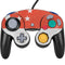 Singapore Flag Distressed Nintendo GameCube Controller Skin