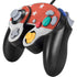 Singapore Flag Distressed Nintendo GameCube Controller Skin