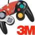 Singapore Flag Distressed Nintendo GameCube Controller Skin