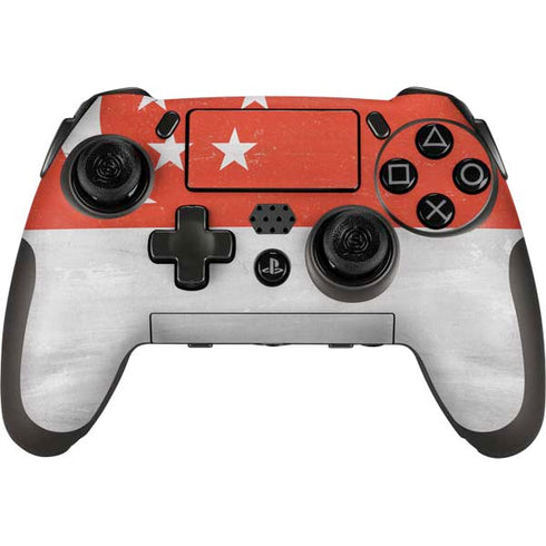 Singapore Flag Distressed PlayStation Scuf Vantage 2 Controller Skin