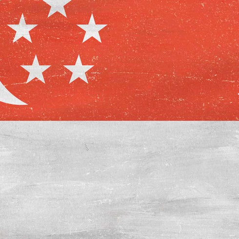 Singapore Flag Distressed PS4 Console Skin