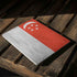 Singapore Flag Distressed Surface Laptop 3 13.5in Skin
