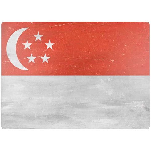Singapore Flag Distressed Surface Laptop 4 15in Skin
