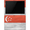 Singapore Flag Distressed Surface Pro 6 Skin