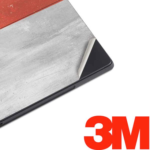 Singapore Flag Distressed Surface Pro 7 Skin