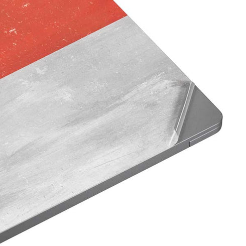 Singapore Flag Distressed Universal Laptop 13in (10.6 x 7.6in) Skin