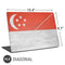 Singapore Flag Distressed Universal Laptop 16.6in (13.4 x 9.7in) Skin
